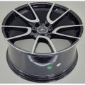 Jogo de Rodas Amg Aro 19x8 5x112 Preto Diamantado - imagem adicional 1
