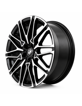 Jogo de Rodas BMW Aro 20x8 Preto Diamantado Jogo de Rodas BMW Aro 20x8 Preto Diamantado