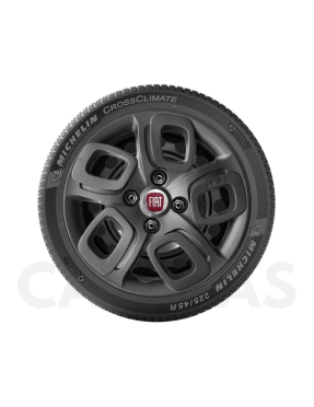 Calota Fiat Uno Palio Mobi Aro 14 Grafite - Grid Calotas