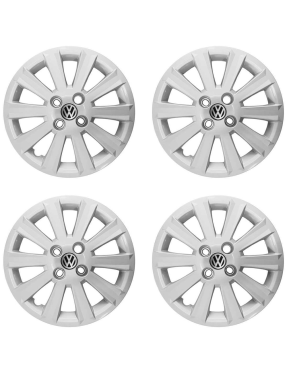 Calota Grid Gol Voyage G5 G6 G7 Aro 15 Prata 4x100