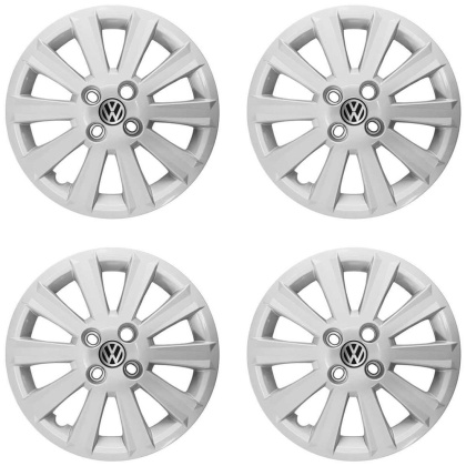 Calota Grid Gol Voyage G5 G6 G7 Aro 15 Prata 4x100