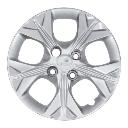 Calota Grid Aro 14p 378cb Prata Onix-prisma 2021