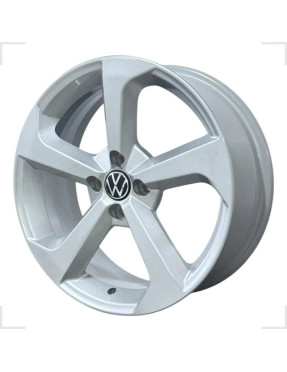 Jogo de Rodas MK7 Aro 17x7 Prata Jogo de Rodas MK7 Aro 17x7 Prata