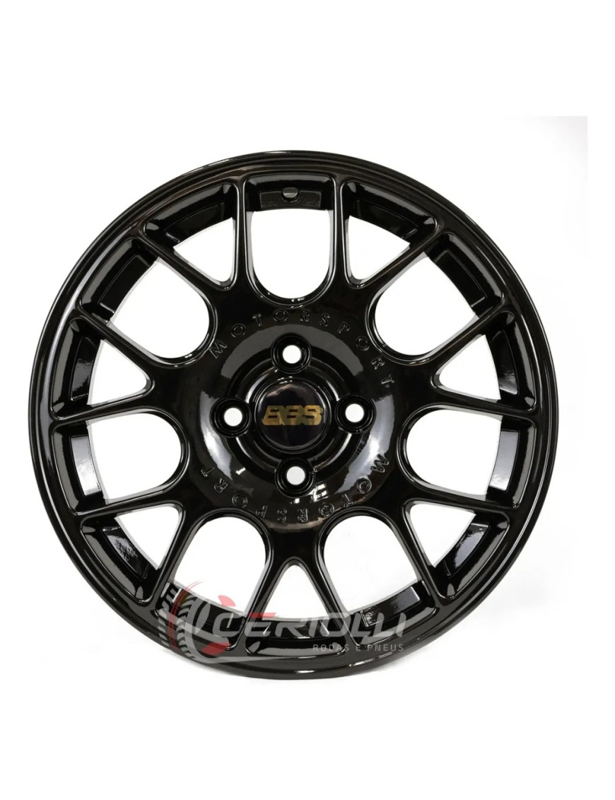 Jogo de Rodas Morgan Aro 15X6 Preto Fosco