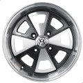 Jogo de Rodas Porsche 914 Aro 17x7 Preto - imagem adicional 1