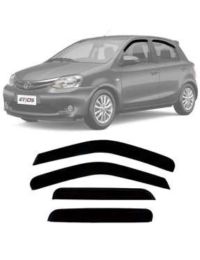 Calha de Chuva Acrílica Etios 2012 a 2017 4 Portas Tiger
