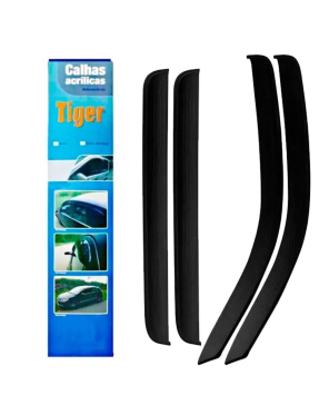 Calha de Chuva Acrílica Ford Ranger 94 a 2012 4 Portas Tiger