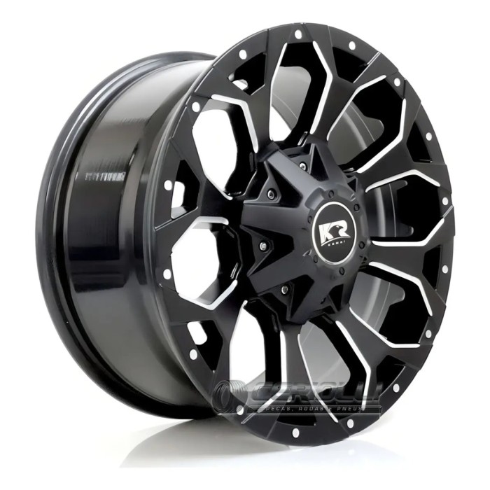 Jogo de Rodas Ranger 17x7 6x139 Preto